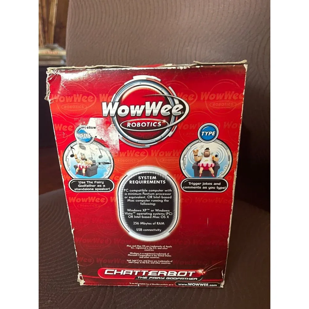 WowWee Robotics Chatterbot The Fairy Godfather Desktop USB Figure